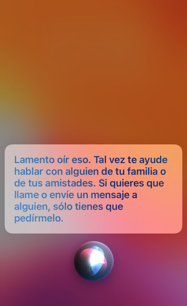 Ejemplo de Siri