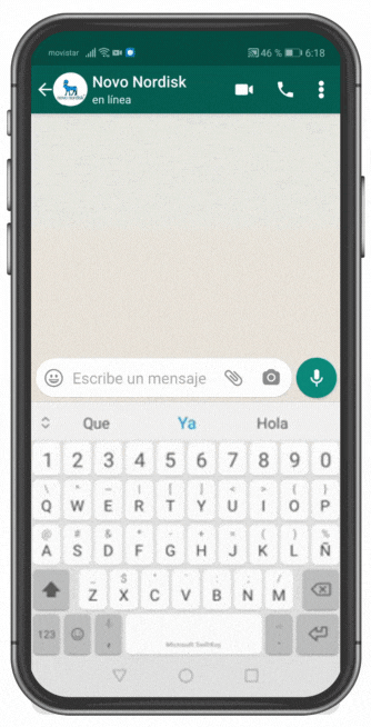 WhatsApp Empresa Novo Nordisk